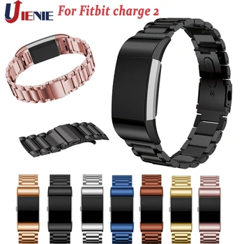 

Watch Strap for Fitbit Charge 2 Wristband Charge2 Watch Band Correa Stainless Steel Link Bracelet Belt Accessories