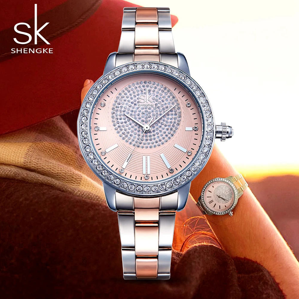 

Women Watches Luxury Brand Fashion Quartz Ladies Rhinestone Stainless Steel Bracelet Watch Casual Clock montre Femme reloj mujer