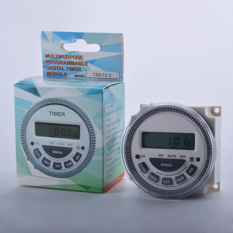 TM619 7 дней Таймер/24 часа 220 в 230 В цифровой программируемый реле времени ЖК Таймер