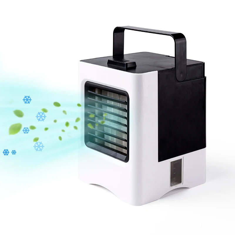 KBAYBO USB портативный кондиционер увлажнитель воздуха очиститель Прохладный успокаивающий ветер вентилятор охлаждения воздуха вентилятор для офиса спальни - Цвет: white