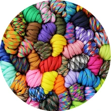 20 PCS Paracord Bracelet Cord Lifeline Parachute Rope Outdoor Survival Safe Rope Set DIY Hand Woven Hiking Accessories 3m outdoor emergency surviving quick release parachute hand rope cord bracelet w whistle blue