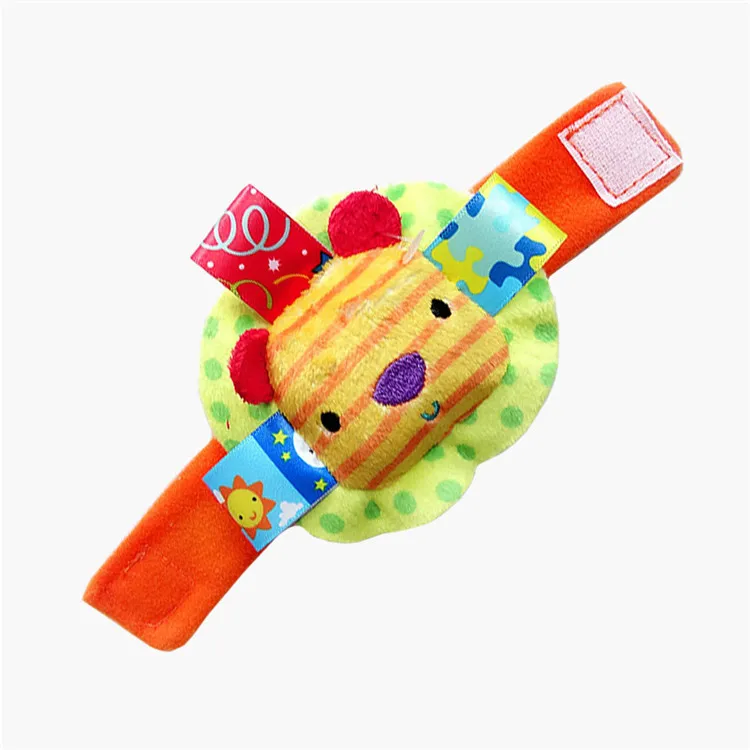 Newborn Baby Toy Baby Rattles Toys Animal Socks Wrist Strap with Rattle Baby Foot Socks Wrist Strap Cartoon Educational Toys