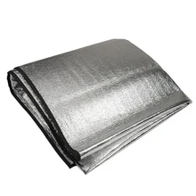 Открытый походный коврик Водонепроницаемый двойной коврик для пикника двухсторонний алюминиевый фольгированный Коврик для влаги губка для тела подходит для палаток