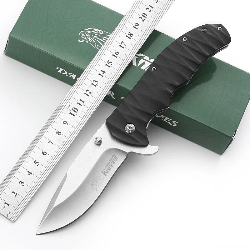 Купить Охотничьи ножи Складной 4Cr13 нержавеющая сталь лезвие, с алюминиевой ручкой тактический нож наружный кемпинг ручной инструмент Карманный вы...