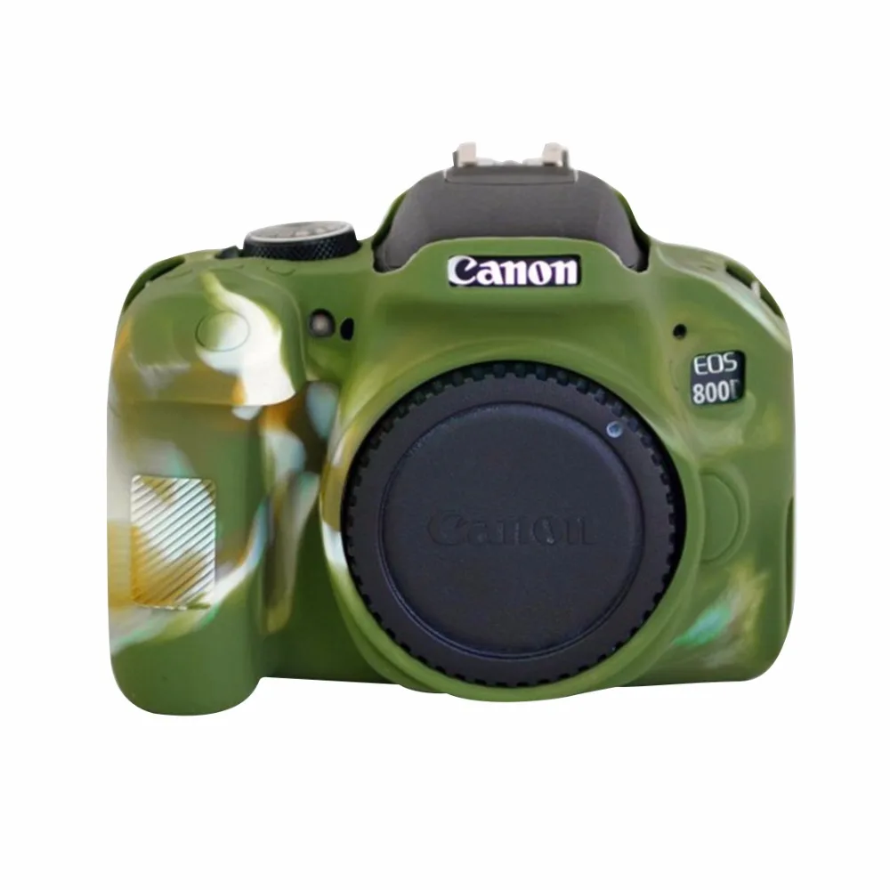 PULUZ High Quality Soft Silicone Protective Case for Canon EOS 800D