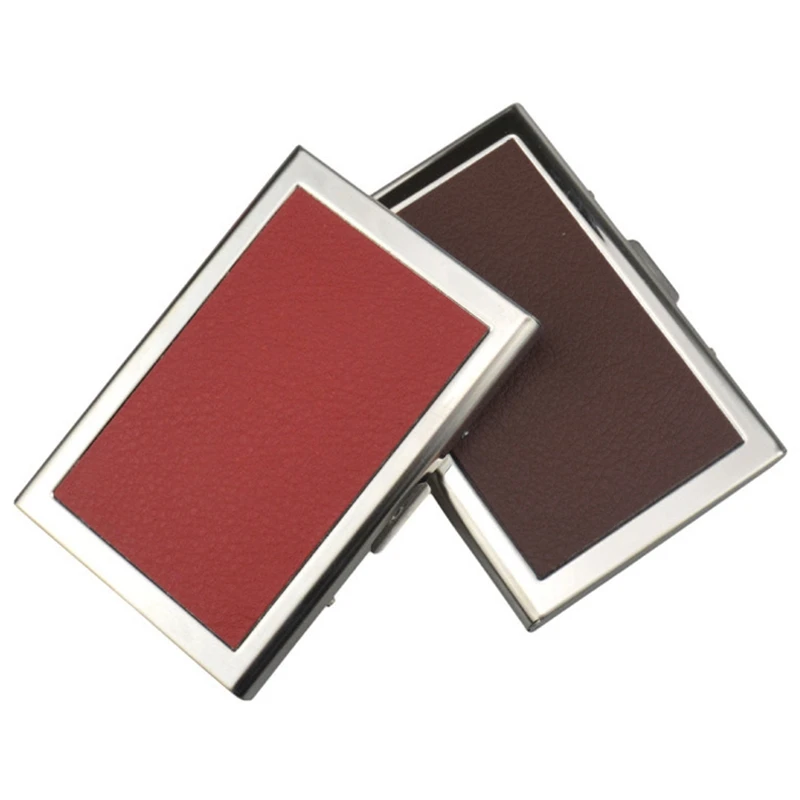 

Unisex Business Card Holder Stainless Steel Women Metal Wallet for Credit Cards Luxury Ladies Card Case Men Pocket ID Card Box