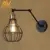 Edison light bulb Mini wall lamp Knob switch warehouse loft American country retro industry Vintage iron Small Wall Lamps