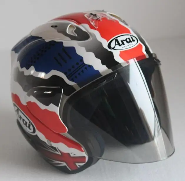 Полушлем для мотоцикла винтажный мотороллер шлем с открытым лицом для мужчин и женщин Casco ретро-шлемы Pare Moto Cascos Para - Цвет: 1