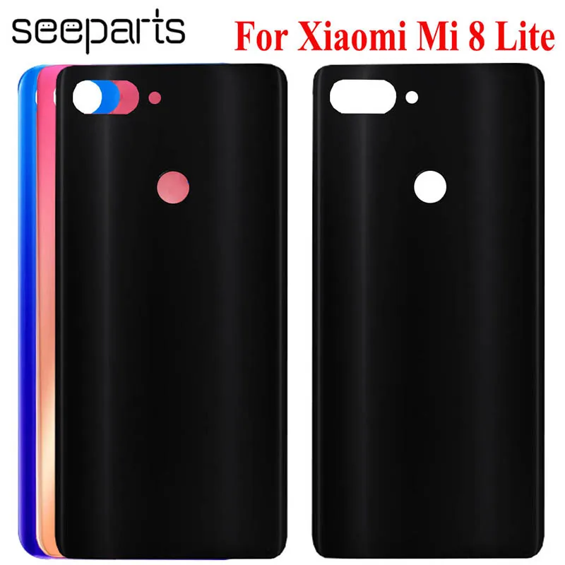 Крышка батарейного отсека 6 21 дюйма для Xiaomi Mi 8 Mi8 сменная крышка Задняя стеклянная