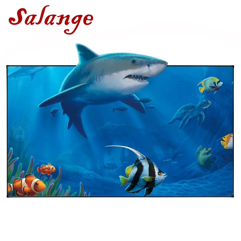Salange Reflective Fabric Projector Screen 60 72 100 120 inch 16:9 4:3 For XGIMI H1 Z6 UNIC UC46 UC40 JMGO Projector Proyector Salange Reflective Fabric Projector Screen 60 72 100 120 inch 16:9 4:3 For XGIMI H1 Z6 UNIC UC46 UC40 JMGO Projector Proyector