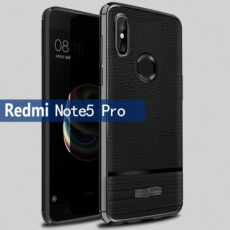 

Original Armor Case for Xiaomi Redmi Note 5 Pro Anti-knock Soft Cover for Xiaomi Redmi Note5Pro 5Pro 5.99 inch Global Funda Case