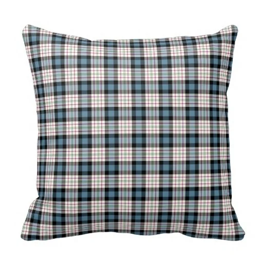Curly Clan Ferguson Dress Blue font b Tartan b font Throw Cushion Cover Size 45x45cm Free