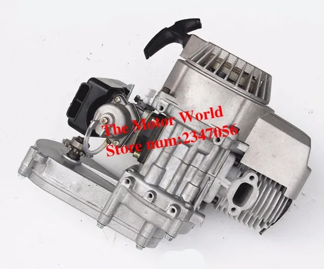 

43cc 47cc 49cc 2 STROKE ENGINE WITH Gear Box ,Aluminum Pull Starter for MOTOR MINI QUAD ROCKET POCKET BIKE Four-wheel beach