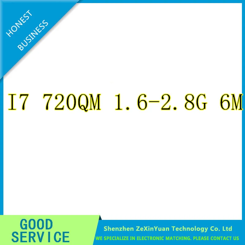 

CPU laptop i7-720QM 6M Cache 1.6GHz to 2.8GHz i7 720QM SLBLY PGA988 45W Laptop Compatible PM55 HM57 HM55 QM57