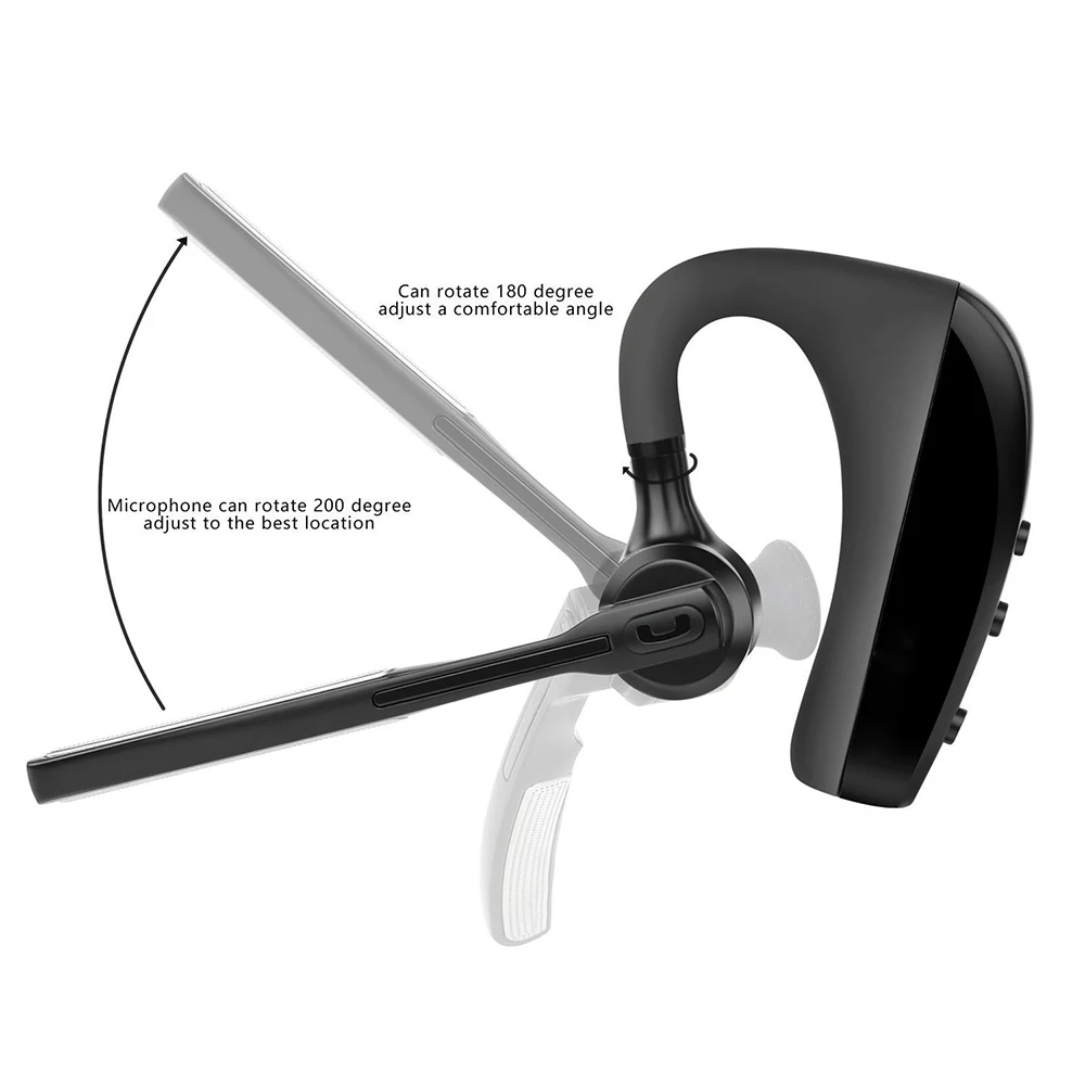 

wireless earphone Bluetooth earbuds noise canceling headphone for gaming and business headset with Mic hands free for smartphone