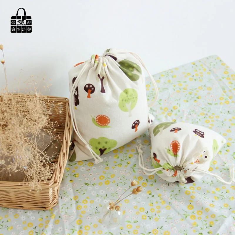 Green tree owl 100% cotton bag Travel Accessories Clothes underwear shoes kids toy Storage Pouch Luggage Packing Organizers bag Green tree owl 100% cotton bag Travel Accessories Clothes underwear shoes kids toy Storage Pouch Luggage Packing Organizers bag