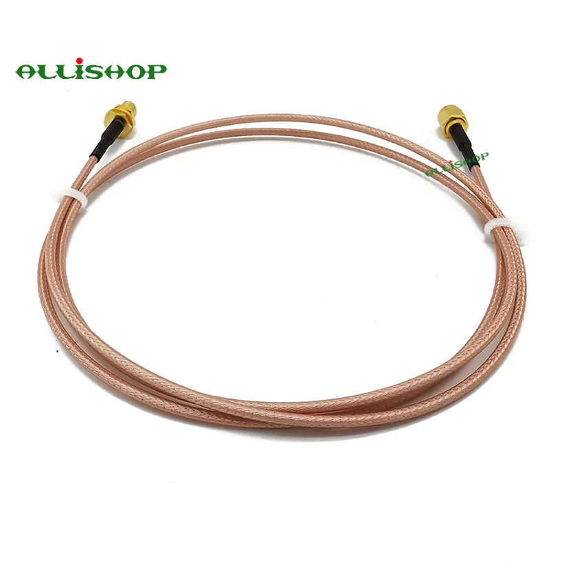 ALLISHOP50cm Удлинитель SMA штекер женский RG178 косичка кабель коаксиальный кабель|cable