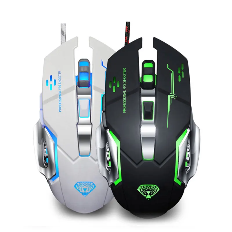 

IceRay Professional 6D 3200DPI Wired Gaming Computer Mouse With Silent Click For Gamer
