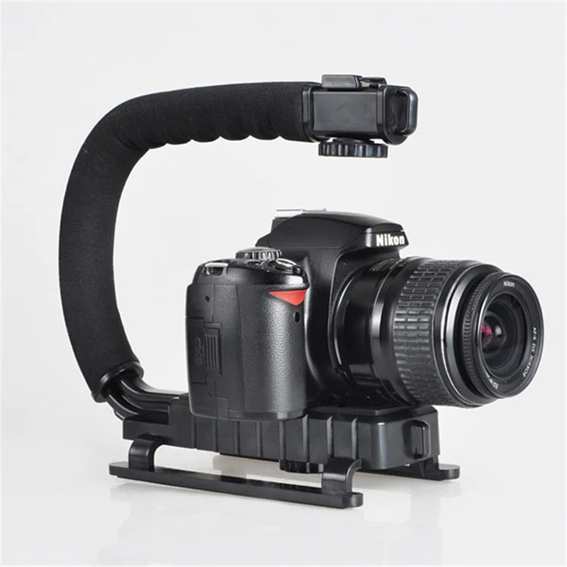 

DV Hand Held C-Shaped Shooting Video Stabilizer Hand-held Low Frame Flash Stands Stabilizer