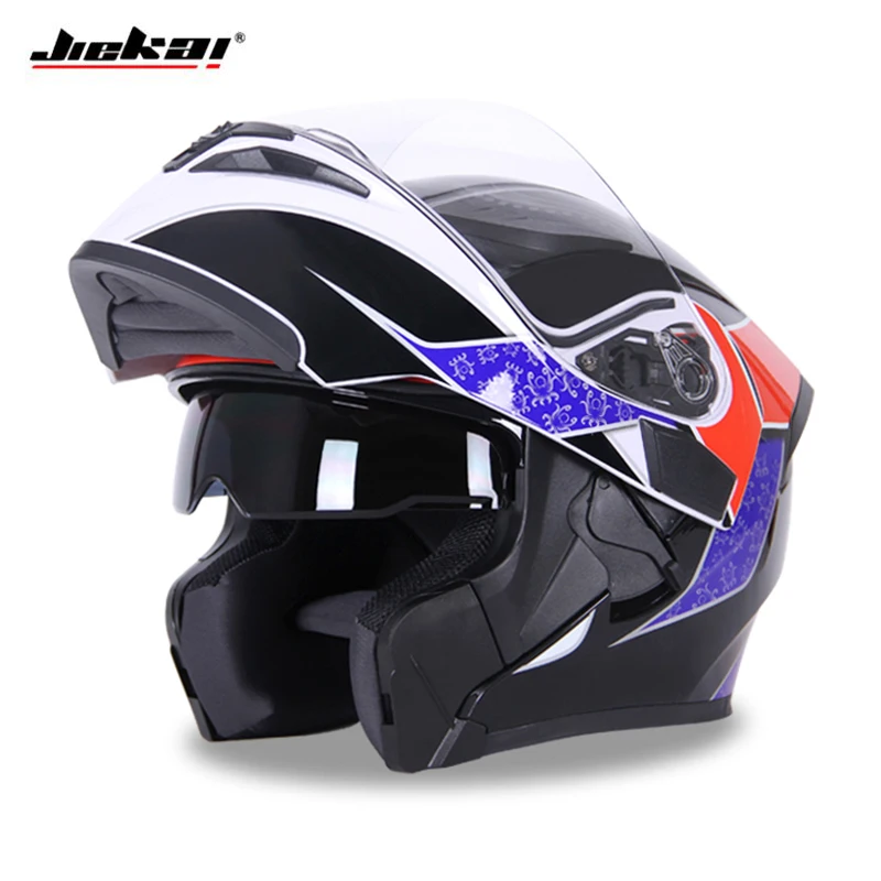 

New JIEKAI 902 DOT Approved Motorcycle Helmet Safety Helmet Racing Motocross Capacete Quad Dirt Bike Helmet Flip Up MOTO helmet