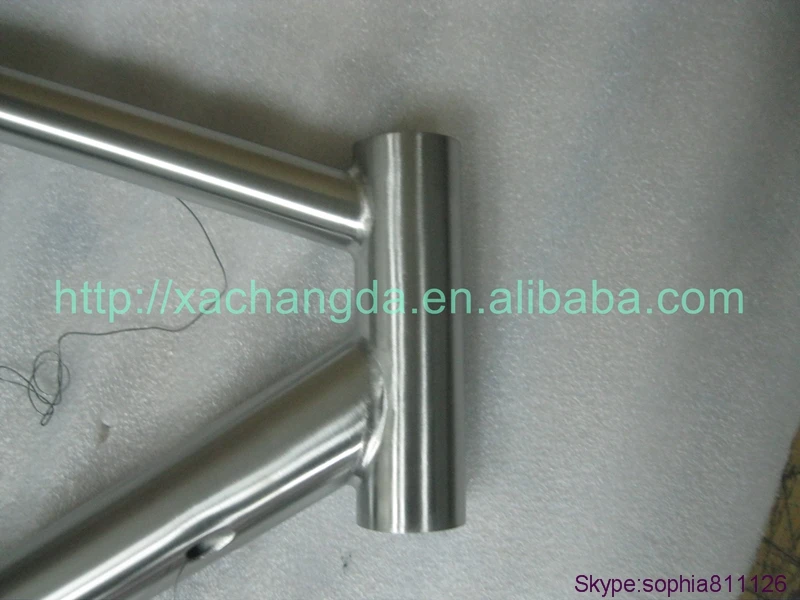 Cheap Titanium Blade Bicycle frames top quality Ti blade bike frame 2017 design Bicycle blade frames 2