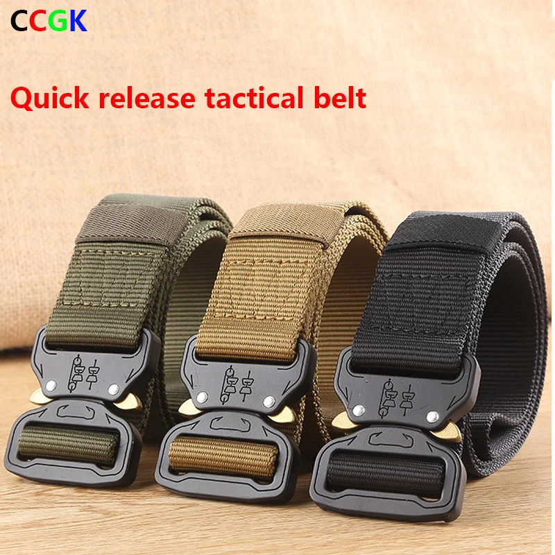 2017WAT Combat Heavy Duty Knock Off Tactical Belt Men US Soldier