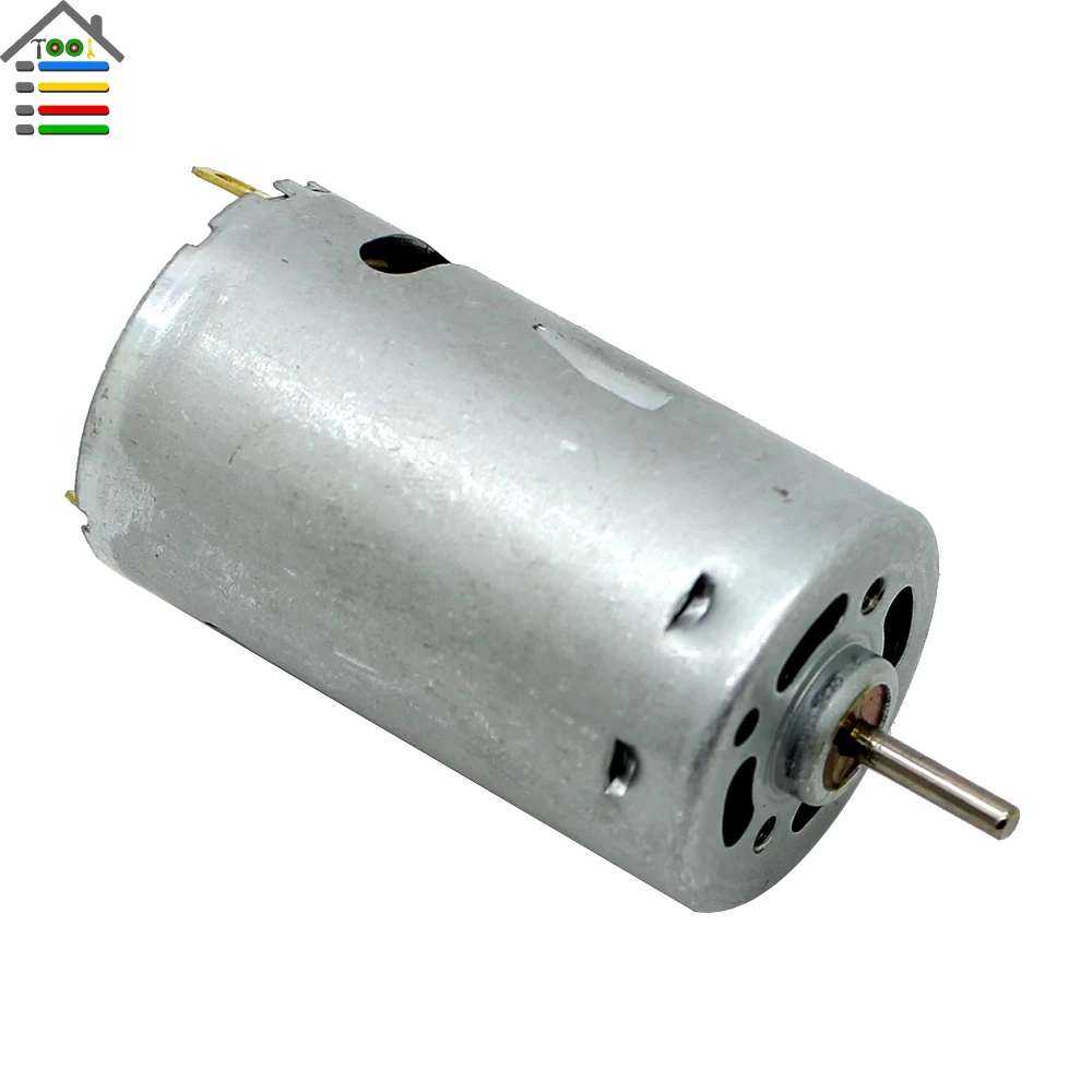 Micro 6-12V DC Motor High Torque Gear for Traxxas R/C and Power Wheels PCB Hand Drill Toy Model Tool 2.3mm Shaft gb37 520 12v 70rpm micro dc gear motor for large torque robot silver