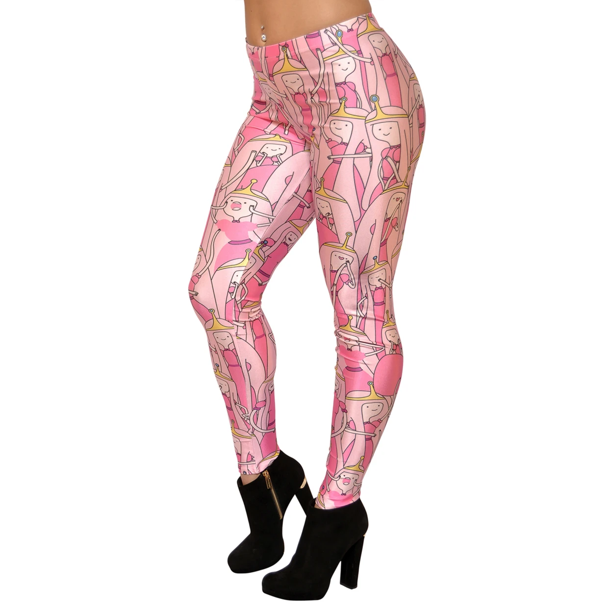 Women's Bubblegum Princess Leggings Large Pink