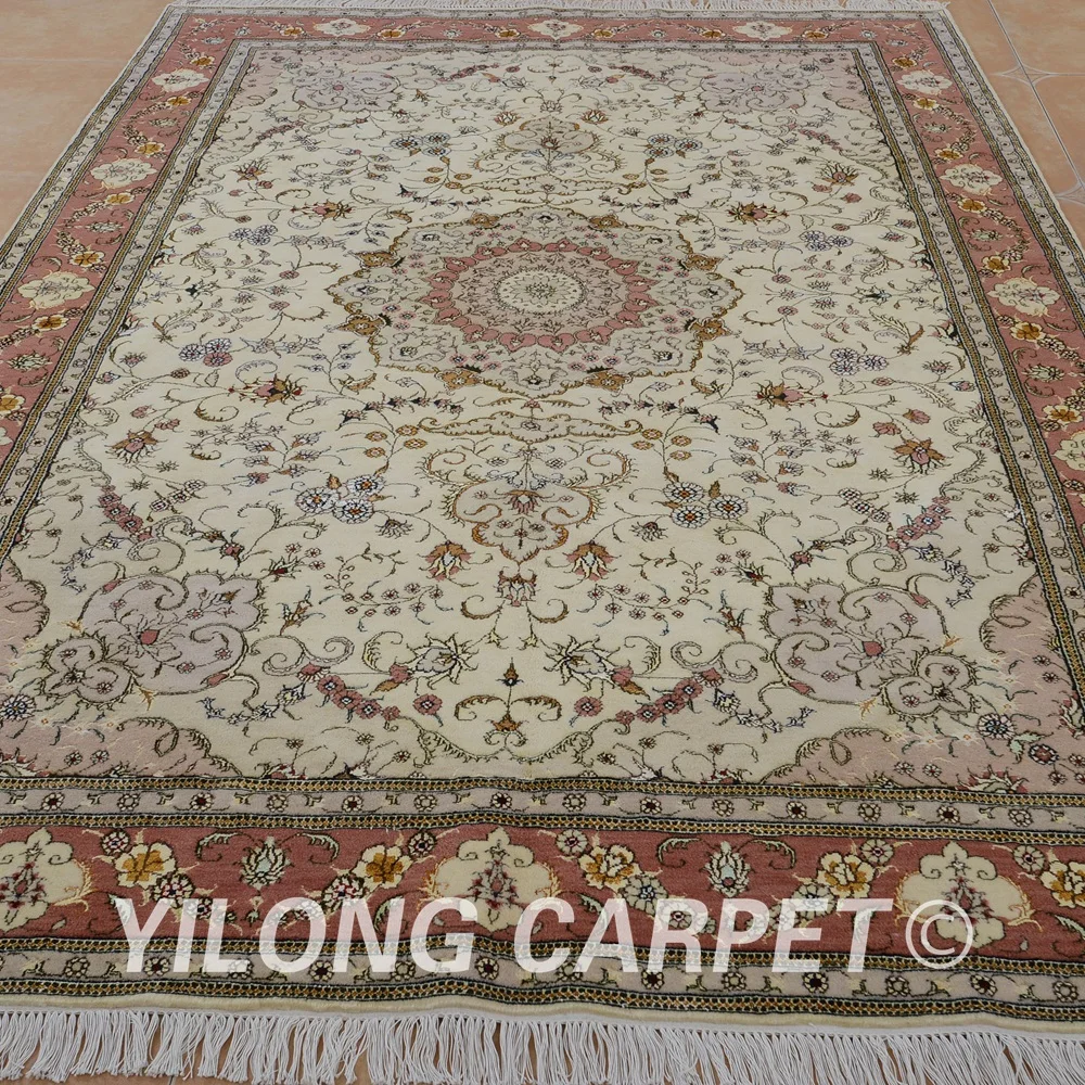 Шерстяной ковер Yilong 6x9 дюймов из Новой Зеландии утонченный ручной работы