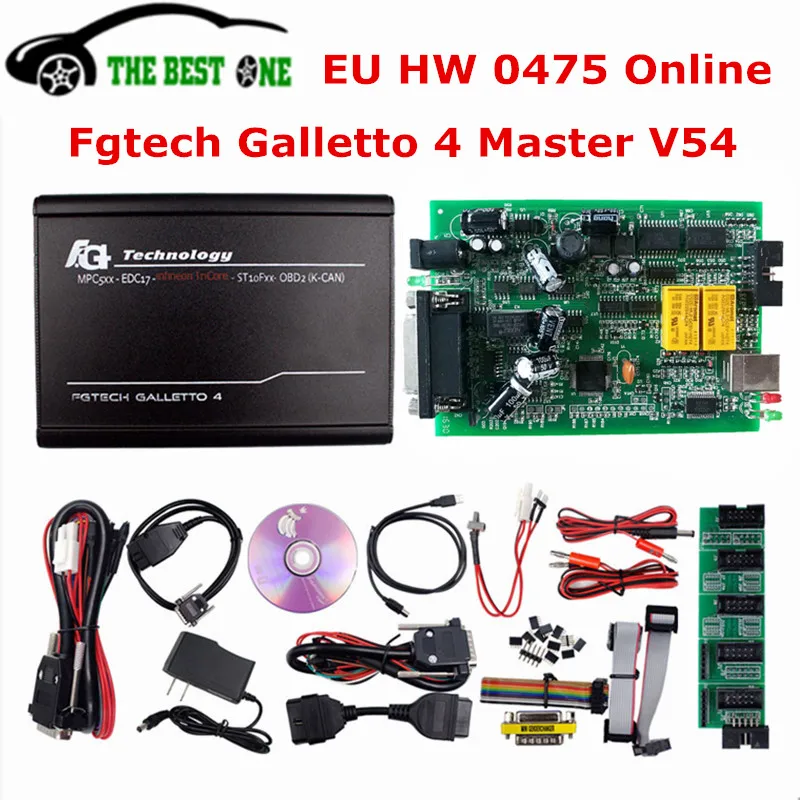 

Online Programming EU Version FW 0475 Fgtech Galletto 4 Master V54 OBD2 ECU Chip Tuning Tool FG TECH 0475 For Car Truck DHL Free