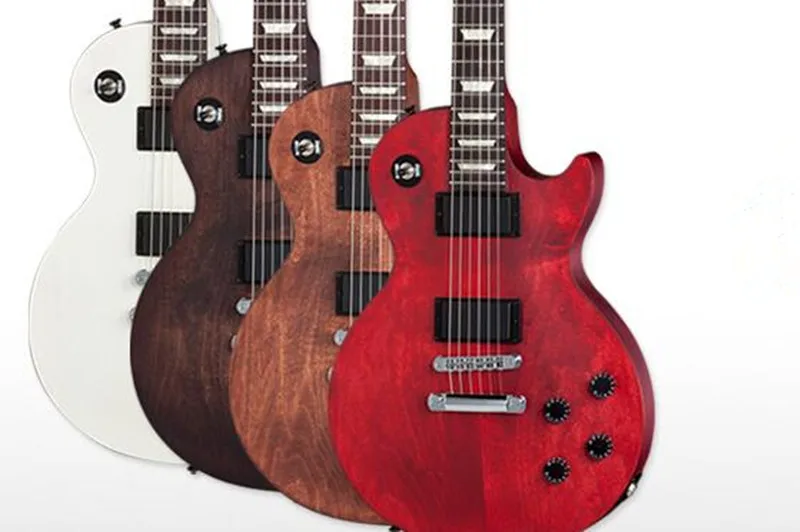 

Newest Arrival China OEM Satin Cherry Finish Suneye LPJ Electric Guitar Left Handed Guitar Custom Available