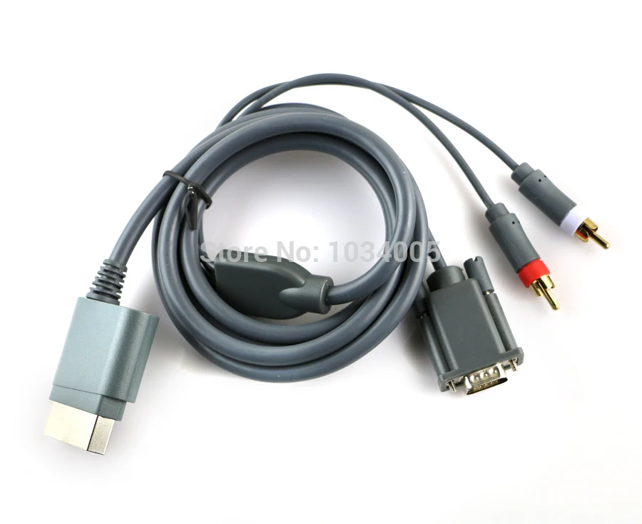  ChengChengDianWan HD Ad Alta Definizione Slim Video Audio HDTV RCA AV VGA PC Monitor Cable Cavo Con