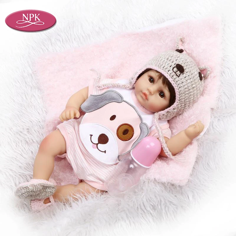 

NPK Girls Educational Toys 47CM Silicone Reborn Girl Baby Fashion Doll Vinyl Realistic Princess Reborn Toddler Dolls Brinquedo