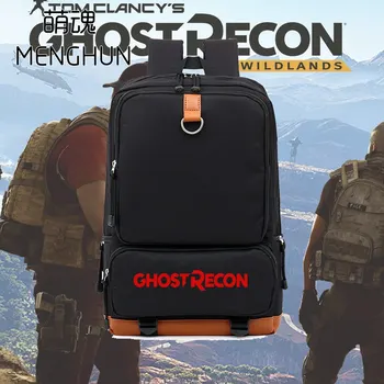 

MEN'S game backpack GHOST RECON concept game fans backpack black nylon backpacks NB111