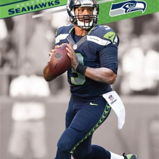 Seattle Seahawks - R Wilson 15 Poster Print (24 x 36)