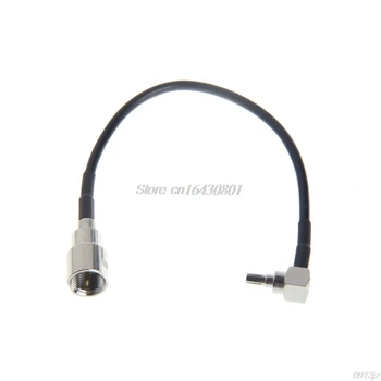 

New FME Male Plug To CRC9 Right Angle Connector RG174 Cable Pigtail 15CM 6" Adapter ping