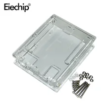 Free shipping Smart Electronics Uno R3 Case Enclosure Transparent Acrylic Box Compatible with for arduino UNO R3