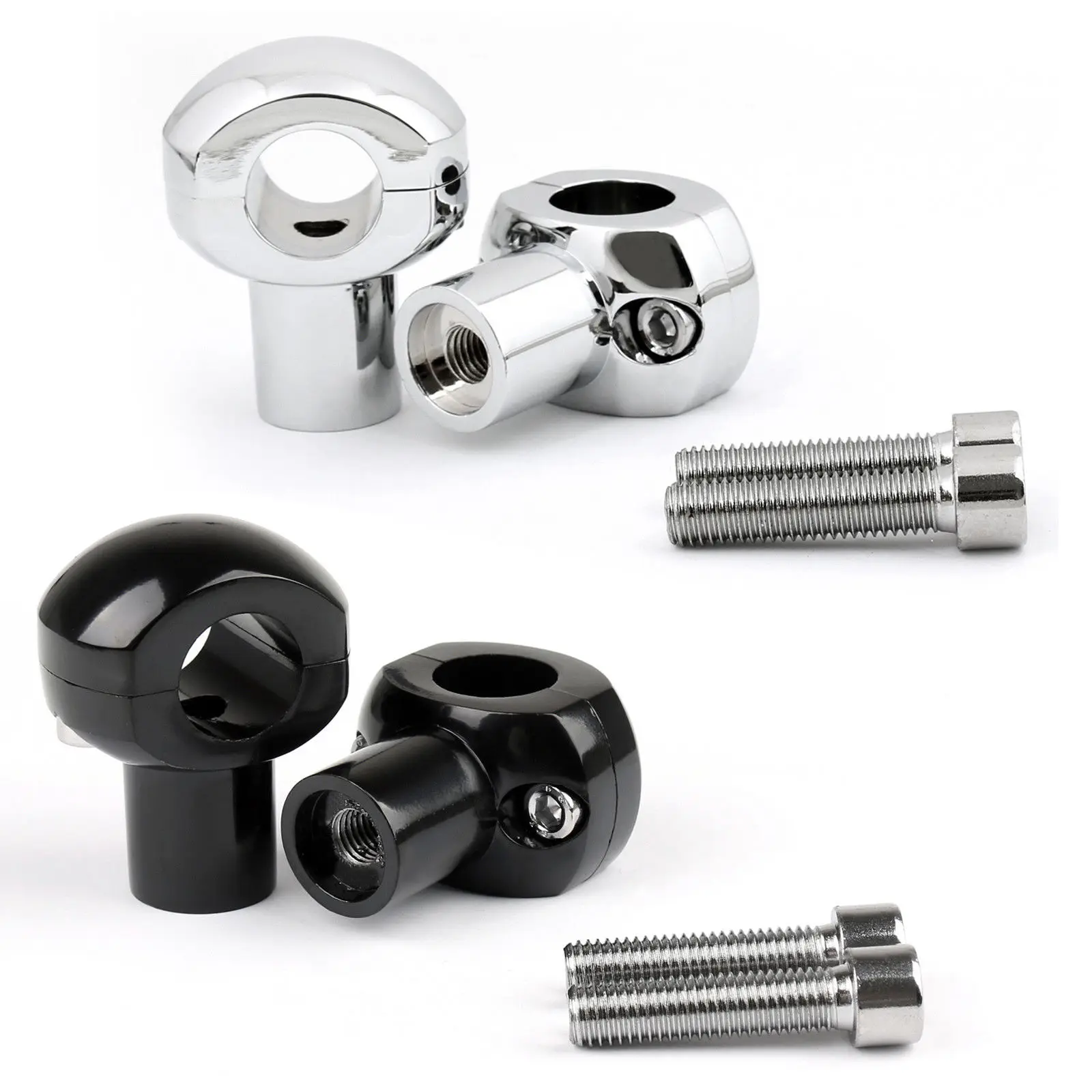 Универсальный " 25 мм мотоциклетная Ручка Бар Руль стояк повышение фиксированной для Yamaha Suzuki Kawasaki Ducati Cruisers