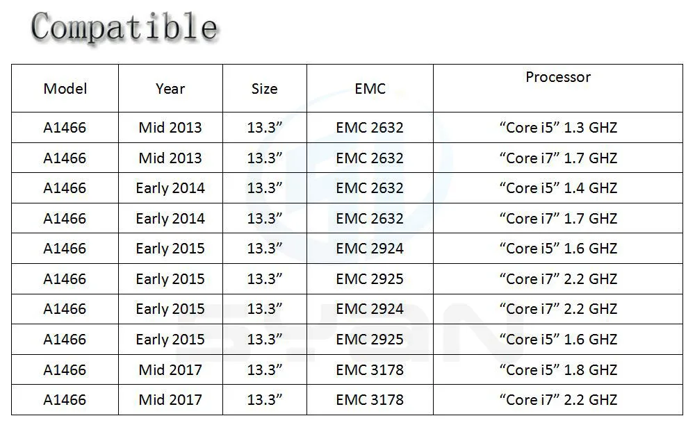 A1466 ЖК-экран в сборе для Macbook Air 13," ЖК-дисплей стекло с отверткой инструмент