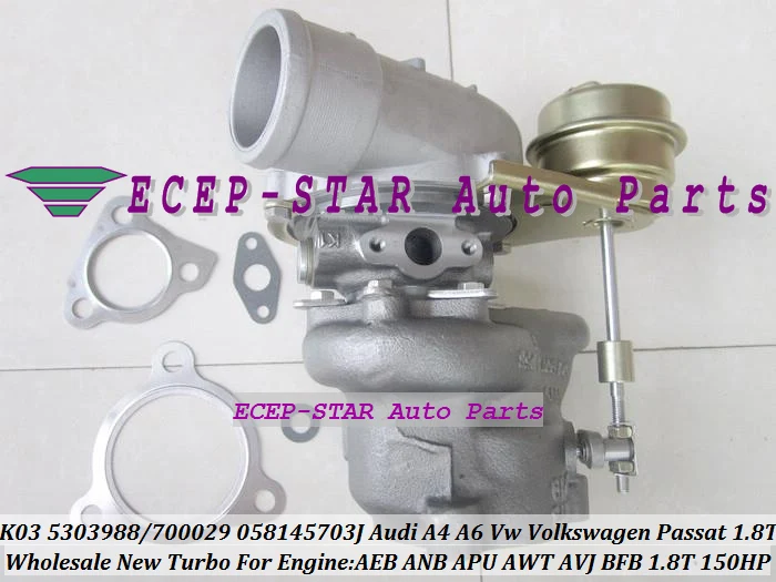 K03 53039880029 53039700029 058145703J Turbo Turbocharger For AUDI A4 A6 VW VOLKSWAGEn Passat 1.8T AEB ANB APU AWT AVJ BFB 150HP (6)