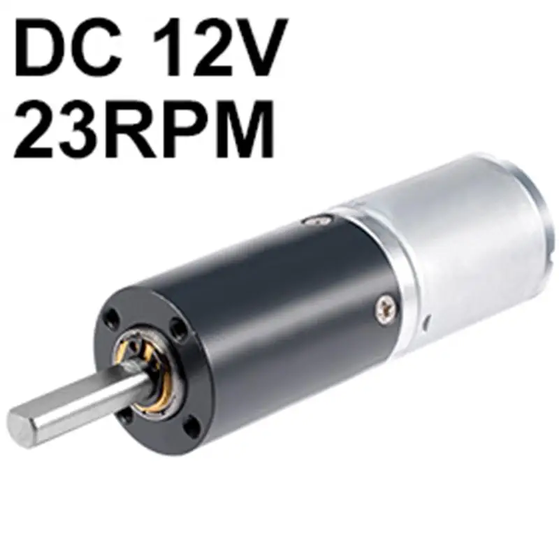 

Uxcell DC Motor 12V 23RPM 2 Terminals Speed Reduction Gear Box Motor For Rusty Damaged Geared Motors Accessories ZGX24RP216i