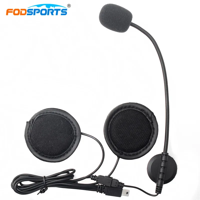 

Fodsports 2017 Newest Hard Wire Intercom Headphone for V8 Motorcycle Helmet Headsets Interphone Accessories Earphone