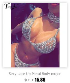 Сексуальная металлическая цепочка на тело летнее платье для женщин Bling Bralette бюстье Блеск Кристалл vestido Роскошные вечерние платья бодикон для ночного клуба