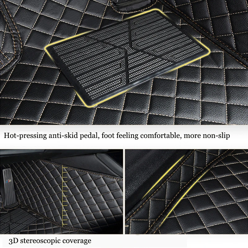 US $52.35 kalaisike Custom car floor mats for Ford All Models F150 focus Explorer Mustang kuga ecosportcar mondeo fiesta car accessories