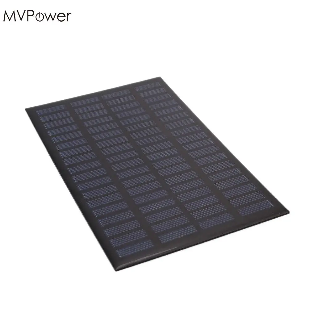 MVpower портативная 2 5 Вт 18 в Кремниевая Солнечная зарядная панель для дома DIY мини