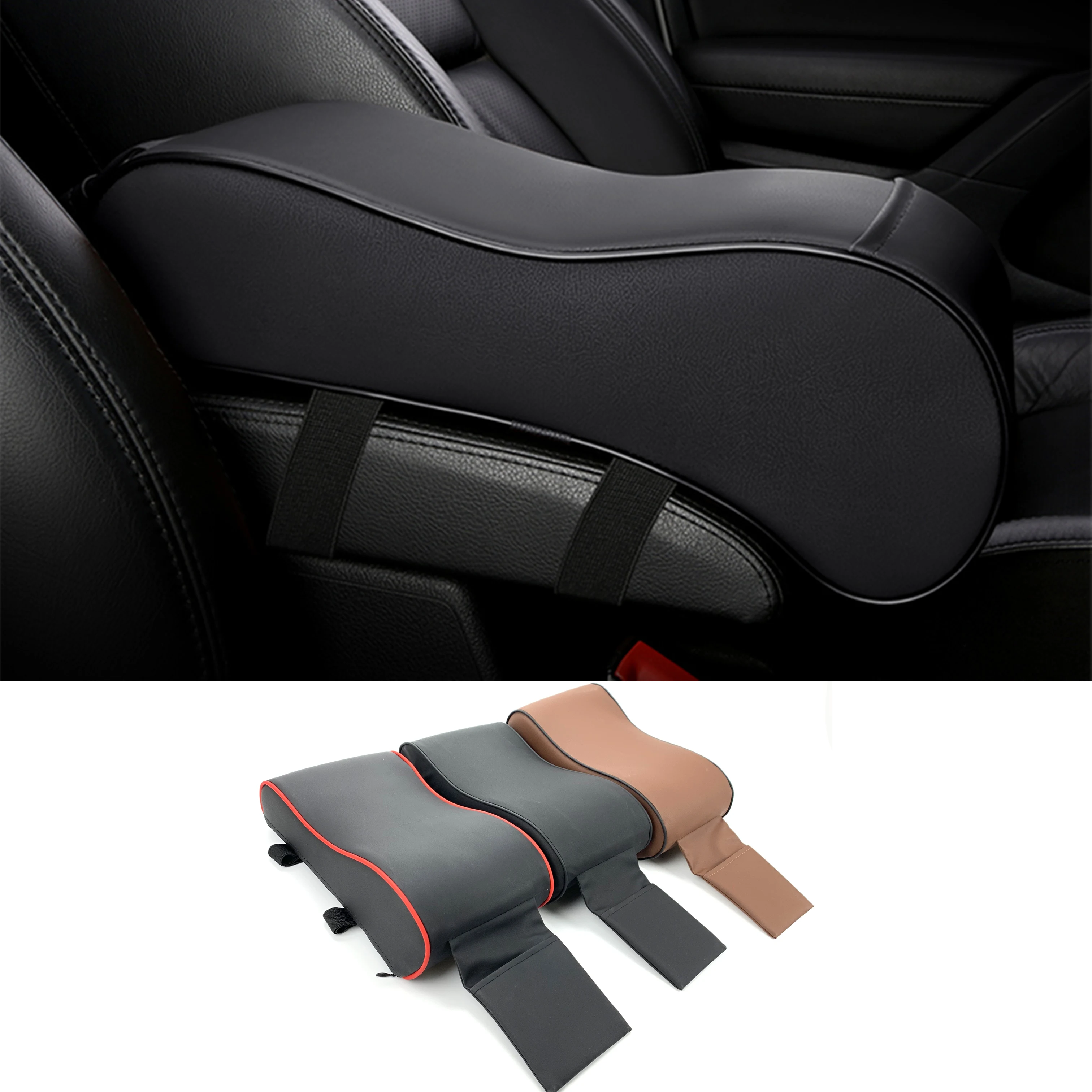 Car Armrest Pad For Volvo S40 S60 S80 S90 S40 XC60 XC90 V40 V60 V90 C30 XC40 XC70 V70