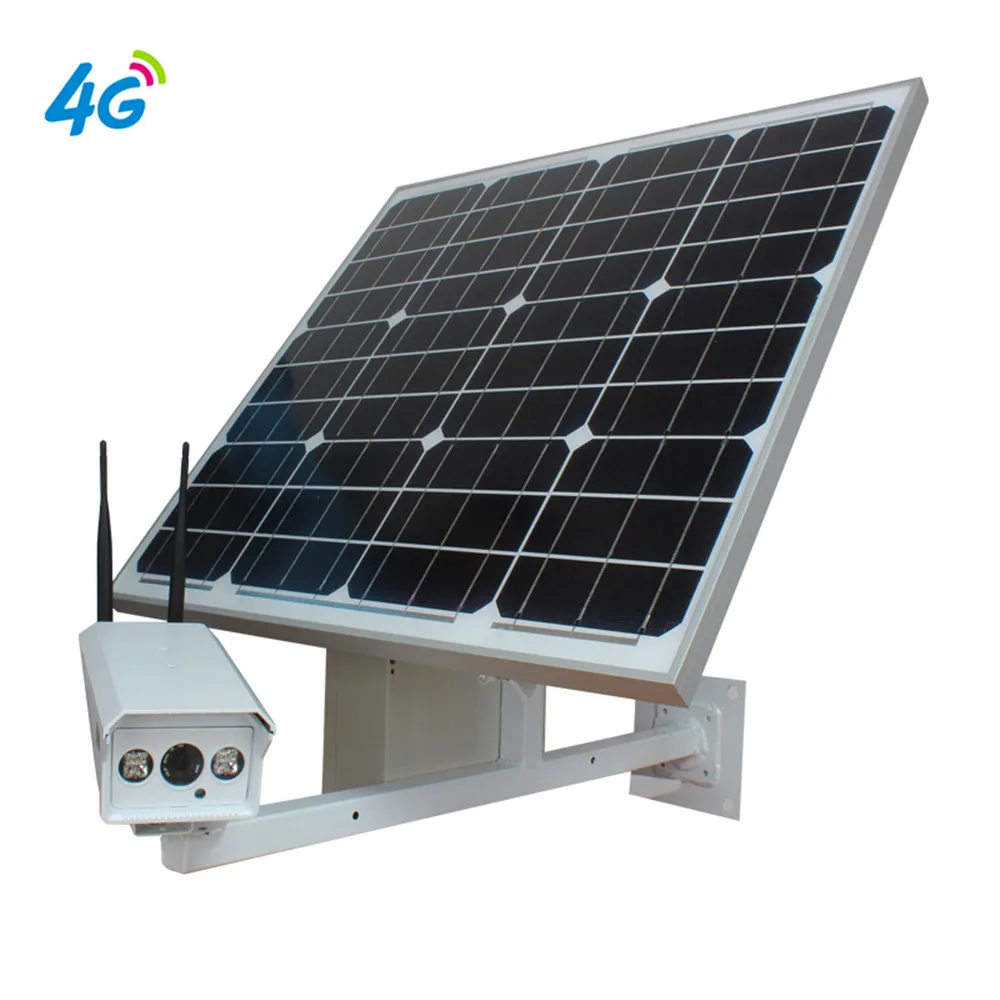 Беспроводная ip камера видеонаблюдения 1080P 3G 4G sim карта солнечная батарея 30 Вт GSM