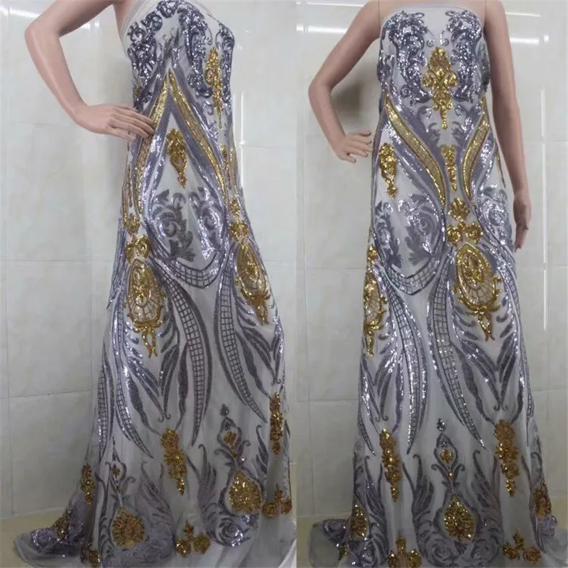 

ZQM!Latest African Lace Fabric 2018 High Quality Lace Embroidery French Mesh Nigerian Lace Fabrics Material ! L11401