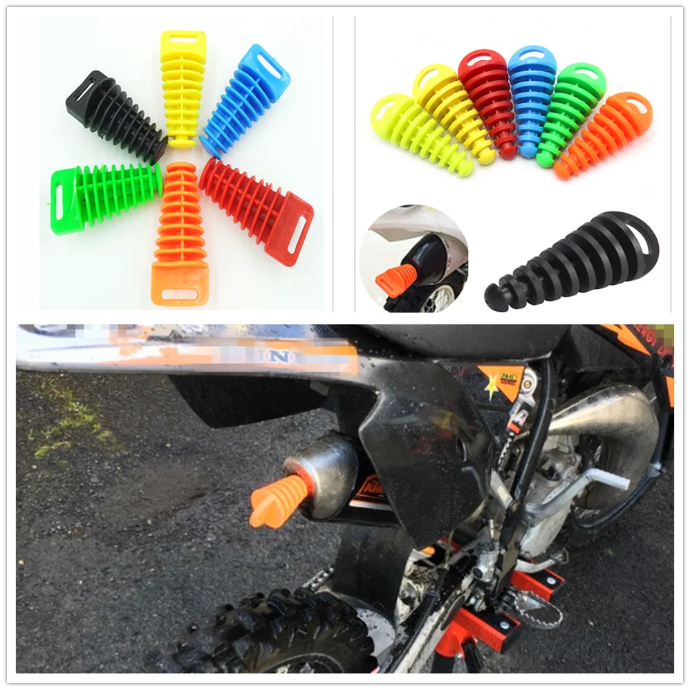 Moto Pitbike Tappo Del Tubo Di Scarico Silenziatore Marmitta Wash End Per Honda Sp-1 Sp-2 Cb1000R Yamaha Rd500 Fj600 Fz600