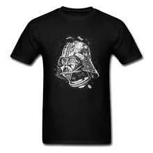 Darth Vader 2018, camiseta de diseño de Star Wars, camisetas Vintage blancas y negras para hombres, camisetas gráficas de verano, ropa con estampado de casco Punk